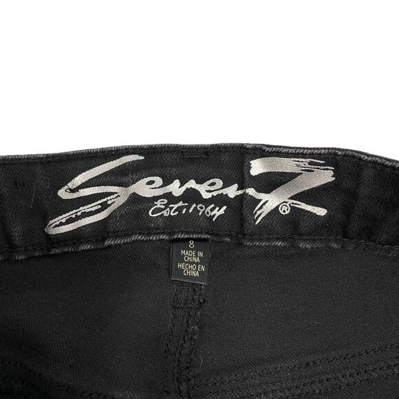 Seven Mid Rise Skinny Jeans Women Size 8 - Picture 4 of 11